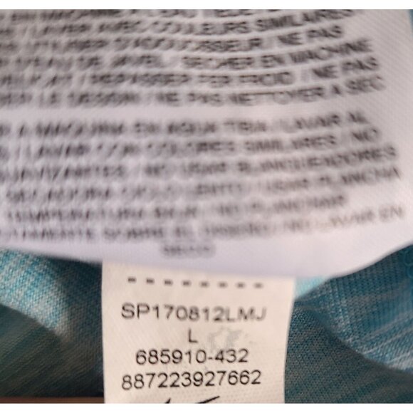 Nike Women's Dri-Fit Light Blue Long Sleeve Running Top Size Large - Picture 12 of 14